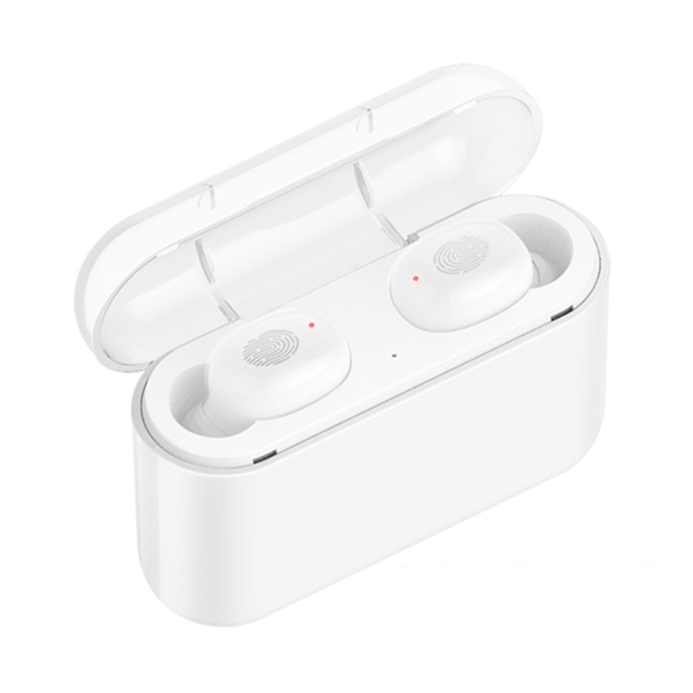 A1 TWS Bluetooth Headset 5.0 Touch Motion Wireless Bluetooth Earphone 1500 mAh white