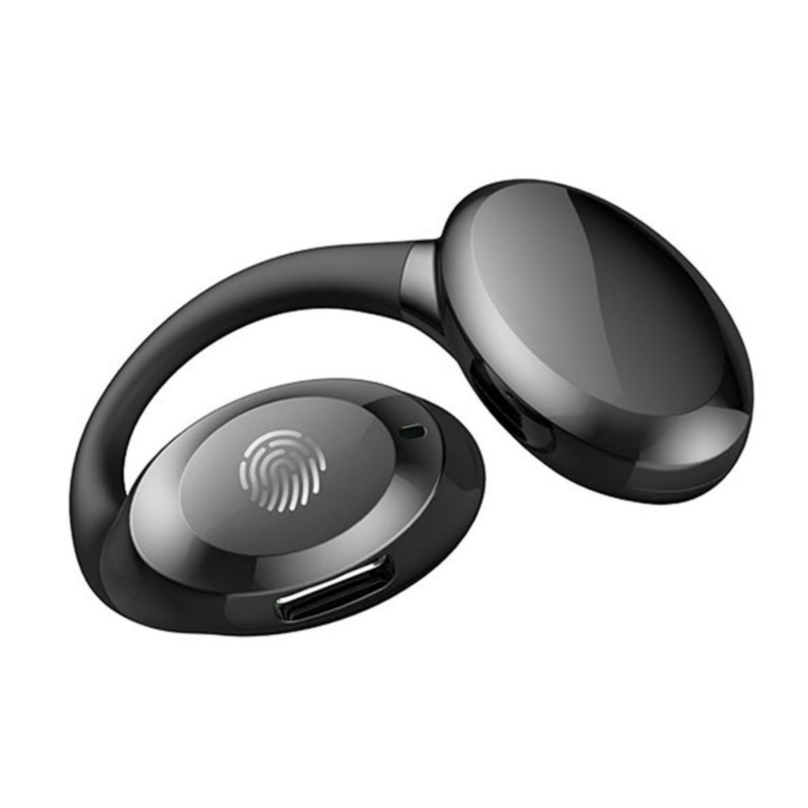 Supreme GD06 Wireless Headphone Hanging Ear Earbud Noise Canceling Hands-Free Earphone For Trucker Driver Business black