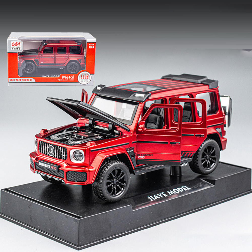 Alloy Car Model Ornaments Compatible for Brabus G Simulation Pull Back Car Toy
