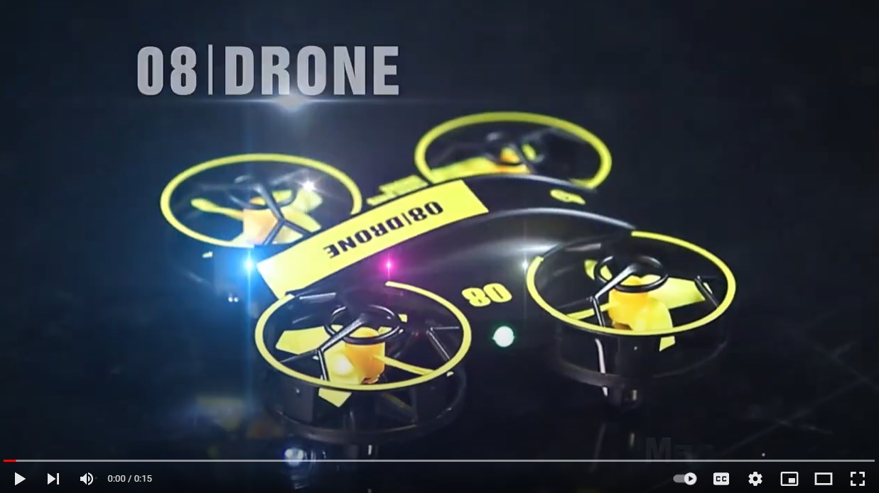 RH-821 08 Drone Mini Quadcopter Lighting UFO Drone Fixed Altitude Remote Control Aircraft Toys