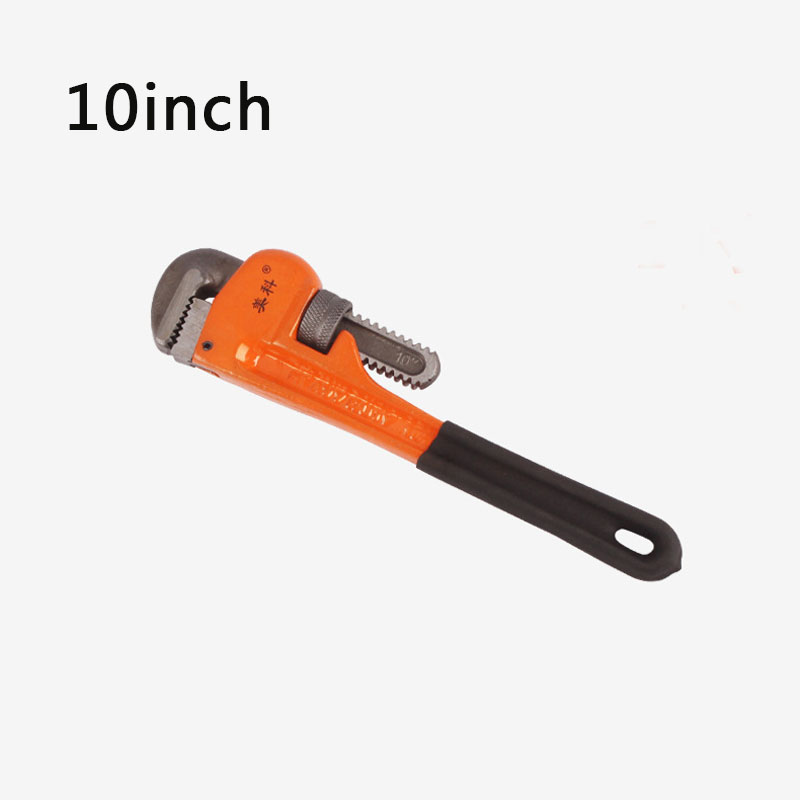 Heavy Duty Straight Pipe Wrench Plumbing Wrenches Adjustable Pipe Clamp Pliers