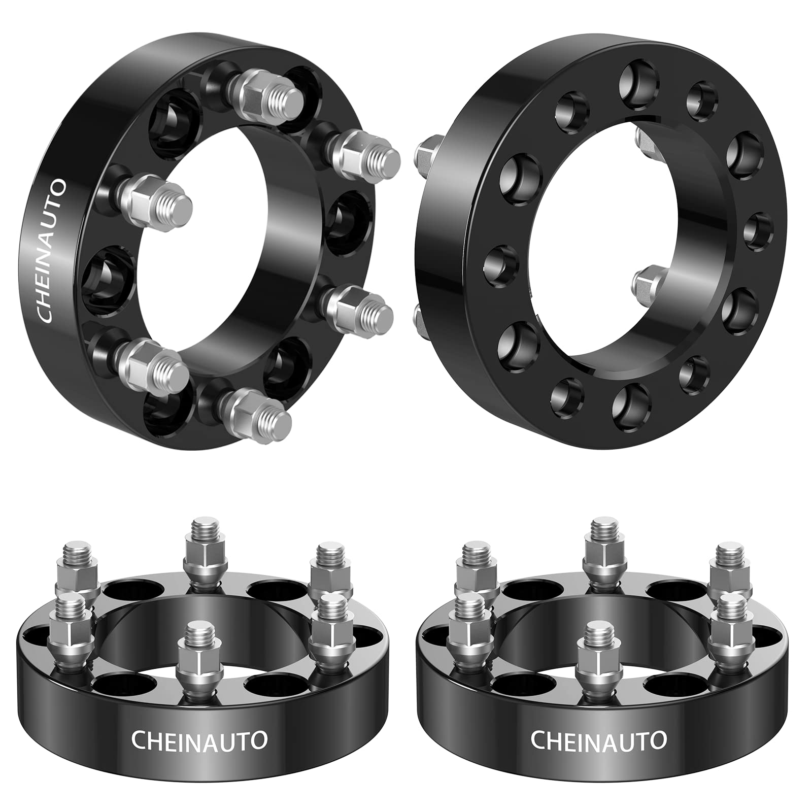 US CHEINAUTO 6x5.5 Wheel Spacers For Escalade 1999-2021 1.5 Inch 4Pcs 6x139.7 Wheel Spacer