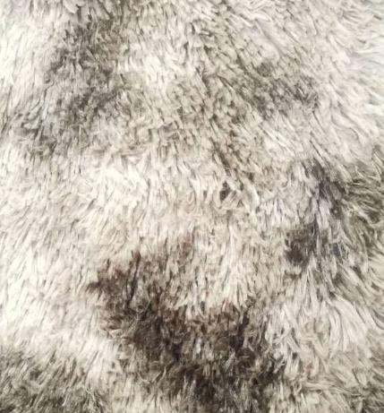 US GARVEE Area Rugs for Living Room, Fluffy Soft and Thick Faux Fur Shag Tie Dye Rug Non-Slip Carpet for Bedroom Home Decor Rug Nursery Rug Carpets, Coffee, 6' x 9'