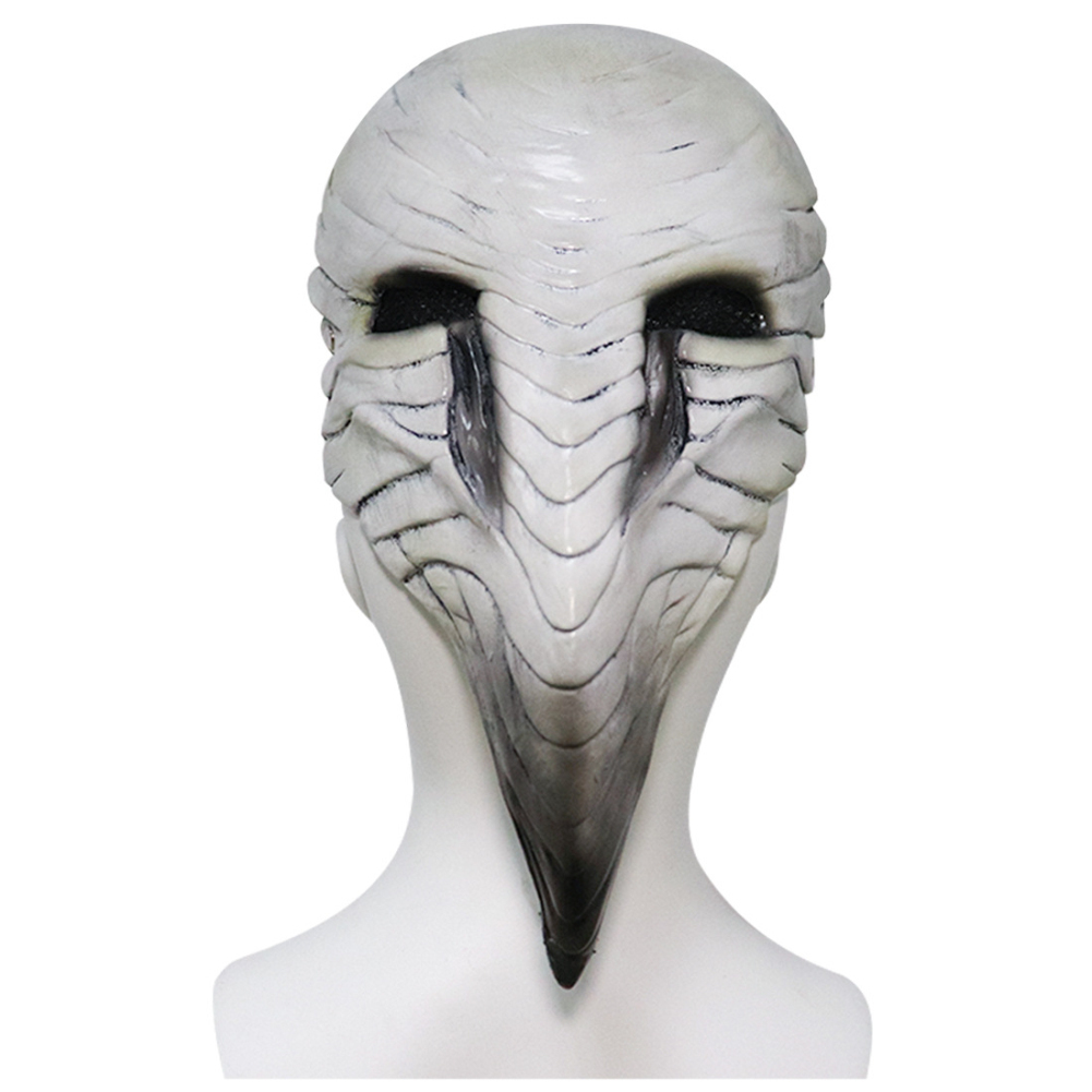 Plague Doctor Bird Mask Long Nose Beak Cosplay Steampunk Halloween Costume Props Latex Material Bone beak