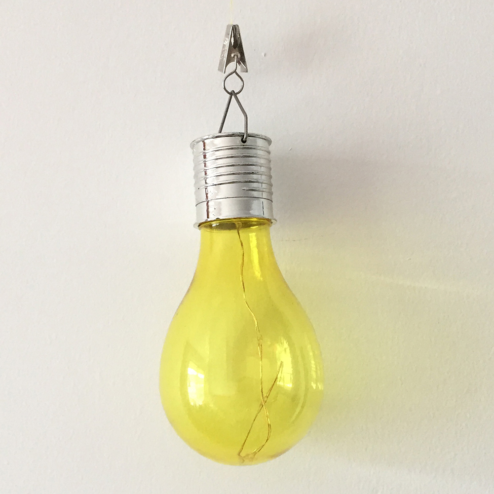 Led Solar Light Bulb Built-in 40mah Battery Outdoor Hanging Lanterns for Party