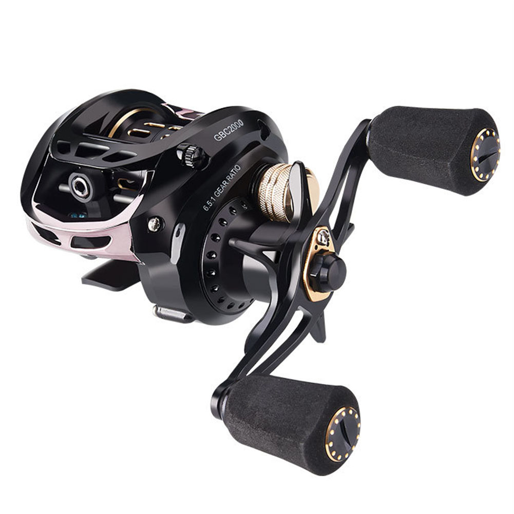 Wholesale Fishing Reels High Polymer Material All-metal Fishing Line Spool  All-metal Dual Knob Low-profile Reel From China