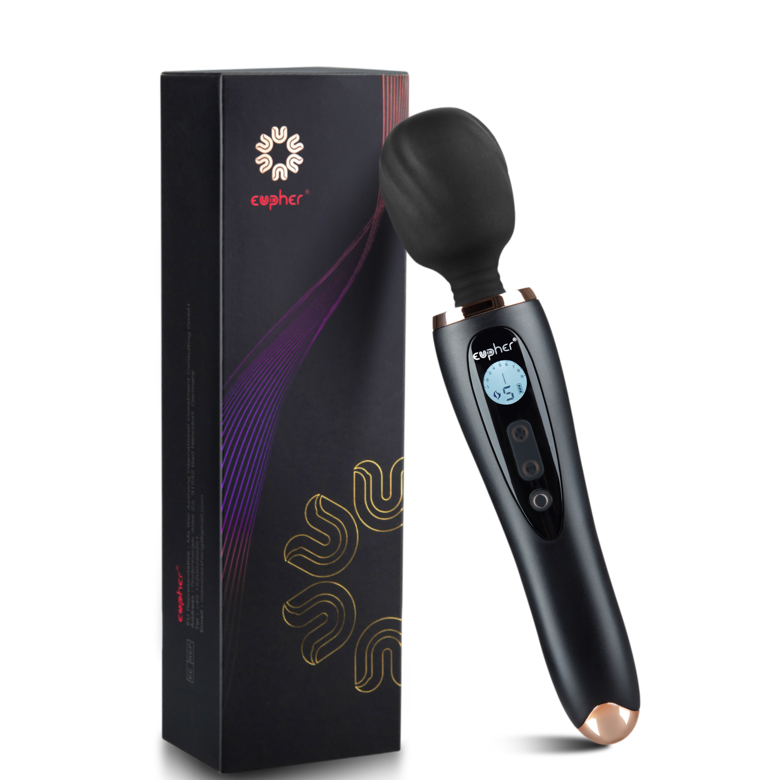 US EUPHER Personal Wand Massager Handheld Vibrator