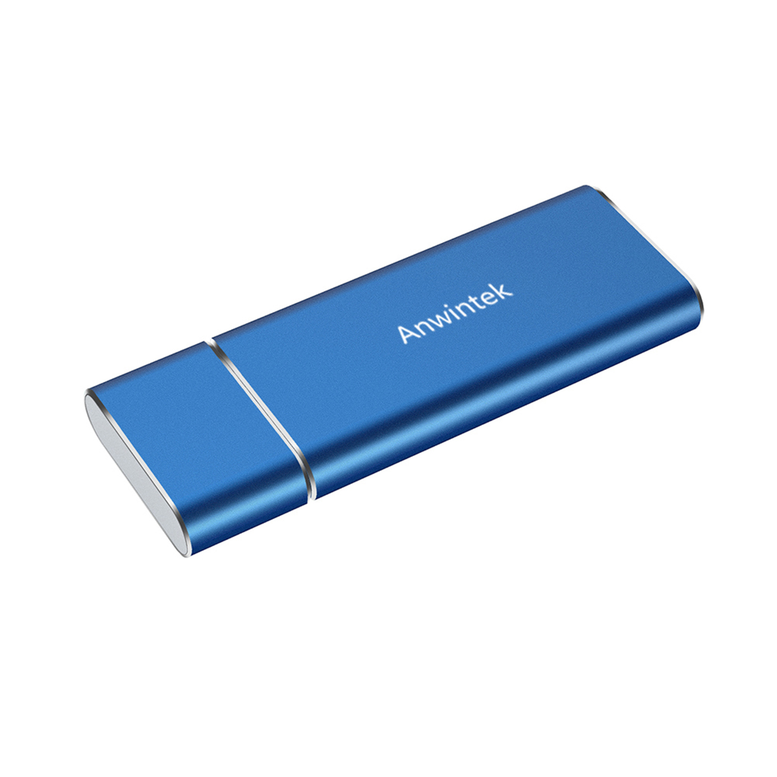 M.2 Ngff To Usb3.0 SSD Enclosure Solid State Hard Disk Box Portable U Disk Type Ngff To Usb3.0 External Mobile Box blue