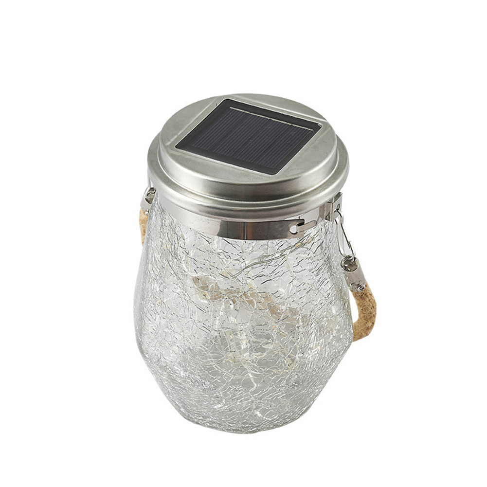 Solar Crack Lamp Auto On/off Outdoor Hanging Lantern Lights