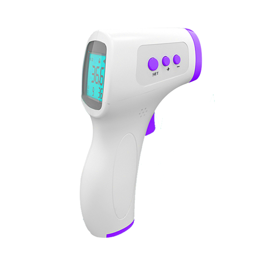 Portable Digital Backlight Non-contact Infrared Forehead Thermometer Digital Outdoor Pyrometer IR Thermometer As shown