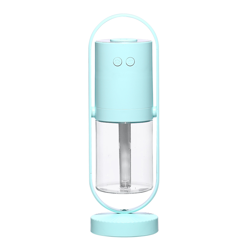 Projection Lantern Desktop Mini Humidifier 360 Degree Rotating Car Humidifier Home Office Light blue
