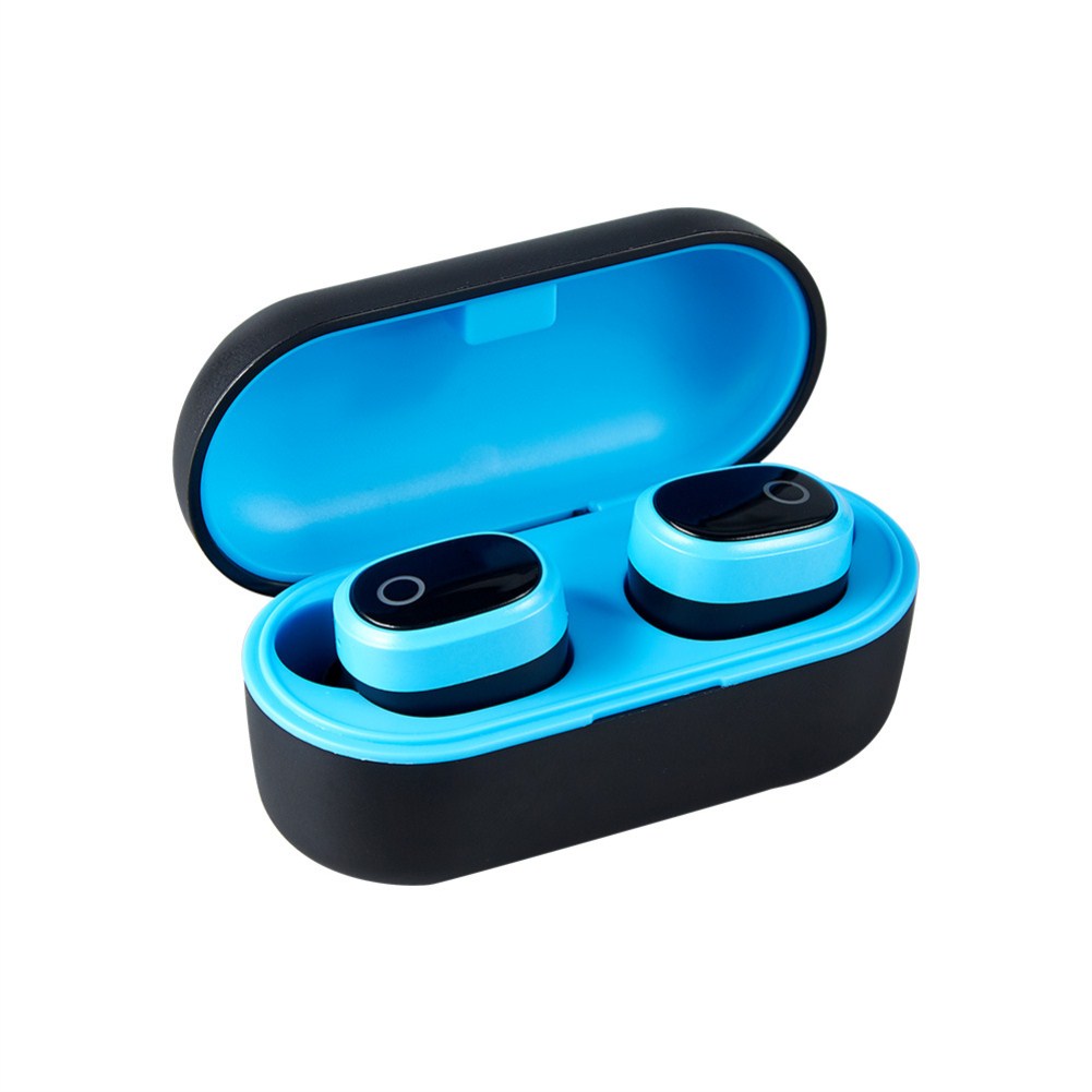 A9 Wireless Bluetooth 5.0 Earbuds TWS Binaural Stereo Earphones Headphones  blue