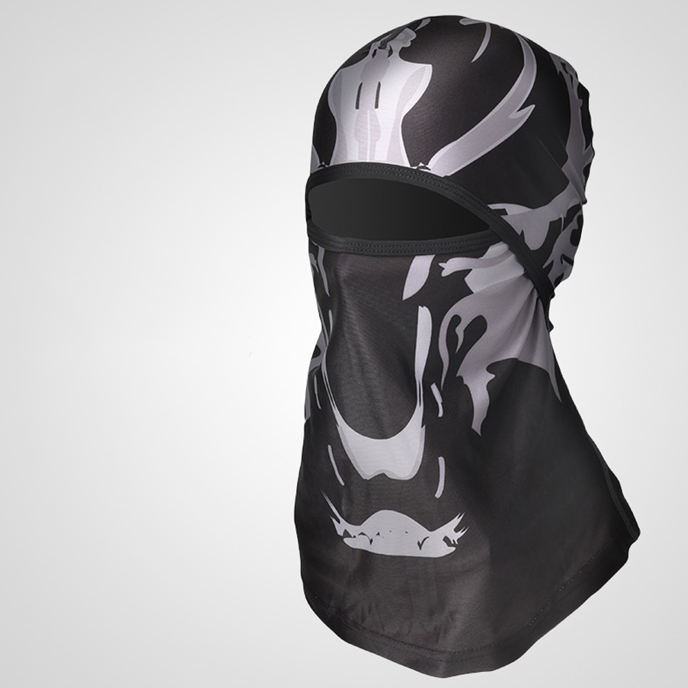 Sports Headwear Motorcycle Riding Headgear Magic Sport Scarf Full Face Mask Balaclava One size_Ghost Wolf H