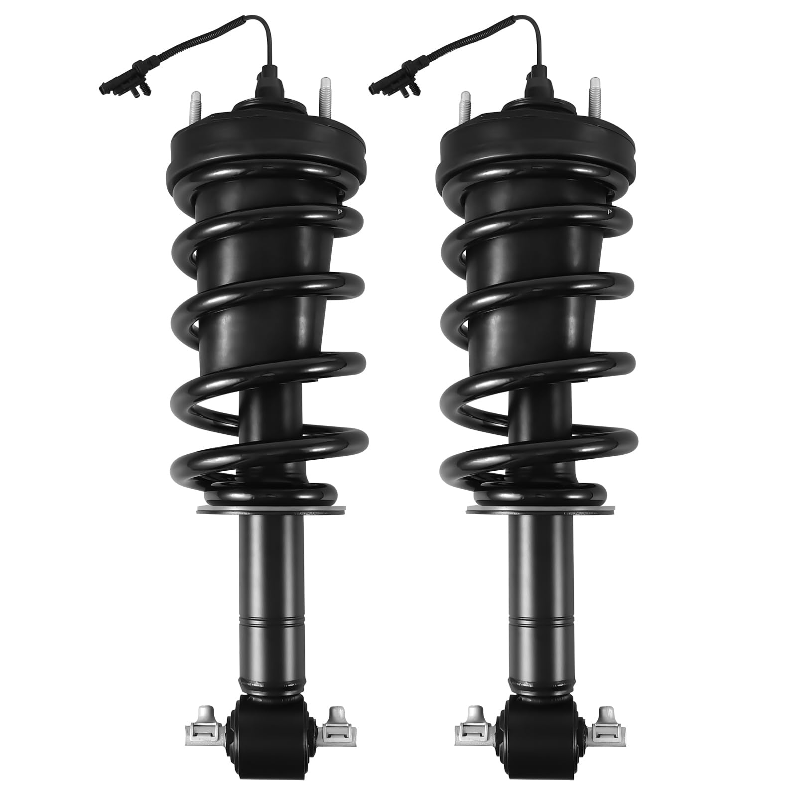 US GARVEE Front Shock Strut Absorber Sensor Compatible for 15-21 Silverado Sierra Avalanche Suburban Escalade Tahoe Yukon 2015-2021