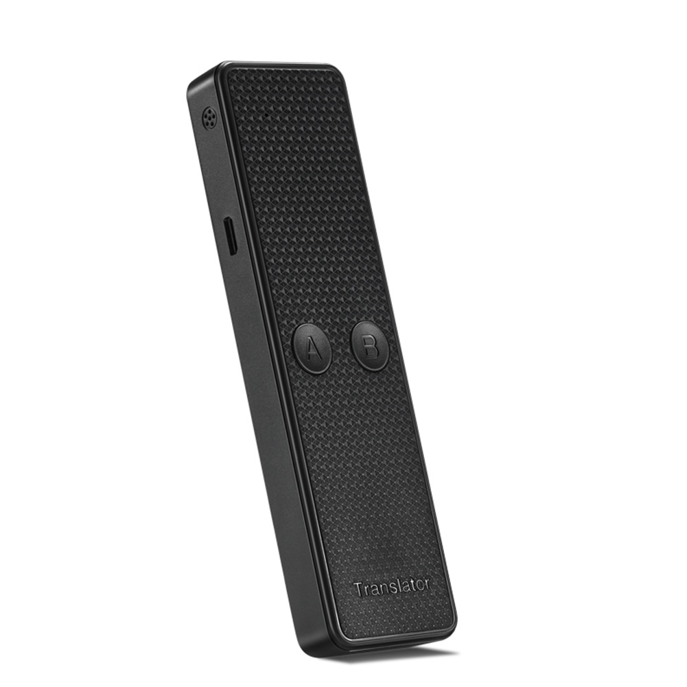 K6 Portable Audio Translator Intelligent Real-time Instant Voice Translator for Business Meetings Learning Travel black