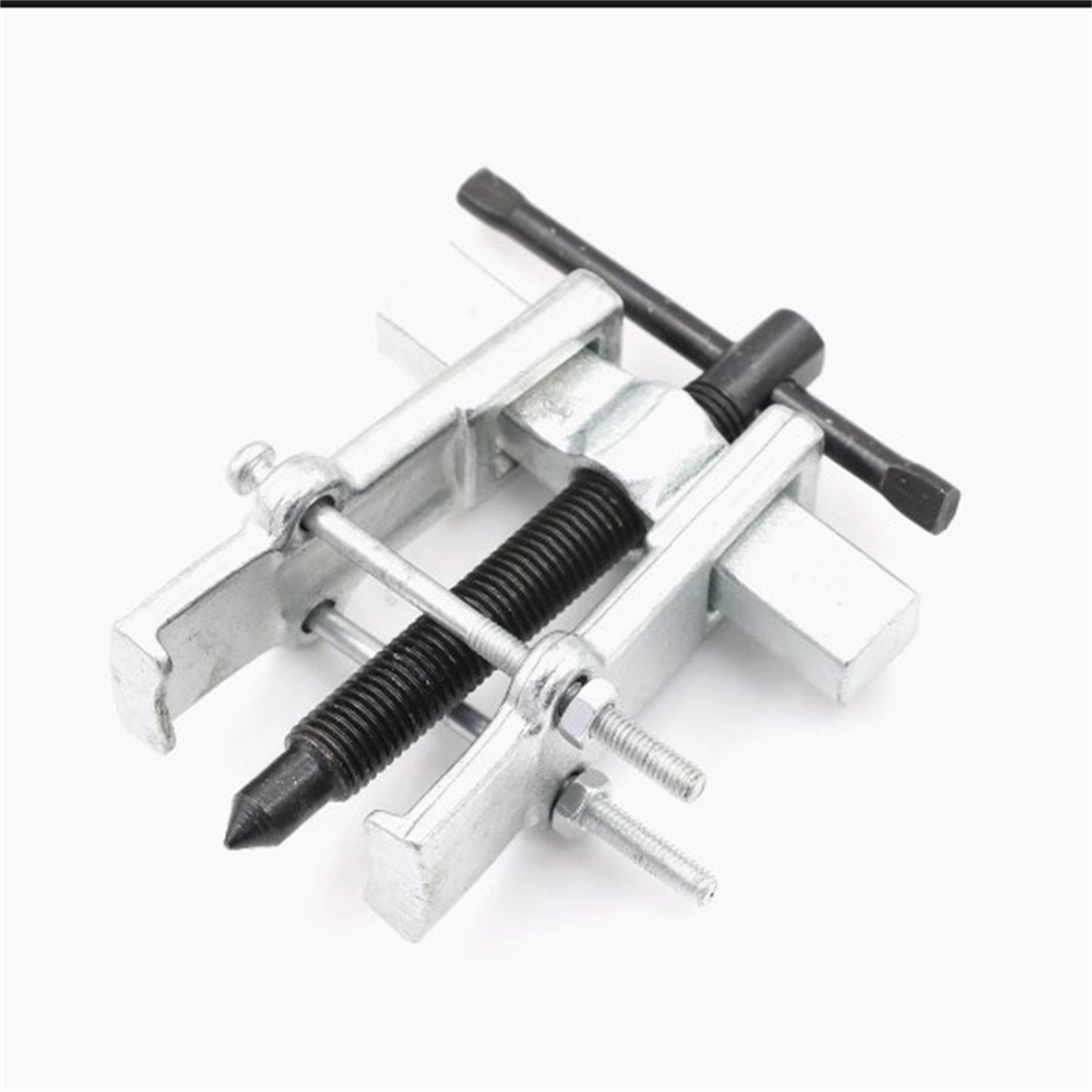 2-Jaw Gear Pullers, Chromium Vanadium Steel Adjustable Clamping Bearing Puller, Pump Wall Pulley Remover For Automotive Flywheel, Motorcycle Wheel 65mm 2-jaw puller