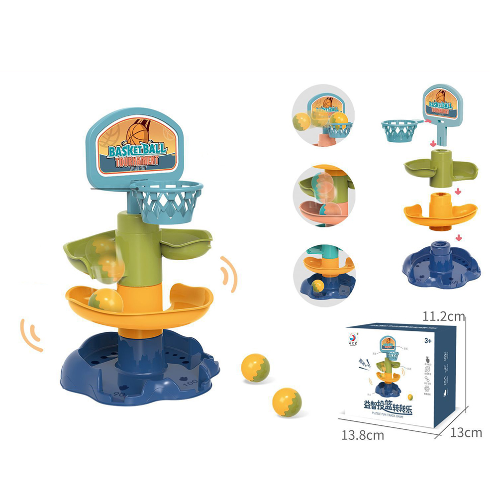 Children Basketball Game Rotable Toys Parent-child Interaction Early Education Puzzle Toys For Boys Girls Gifts