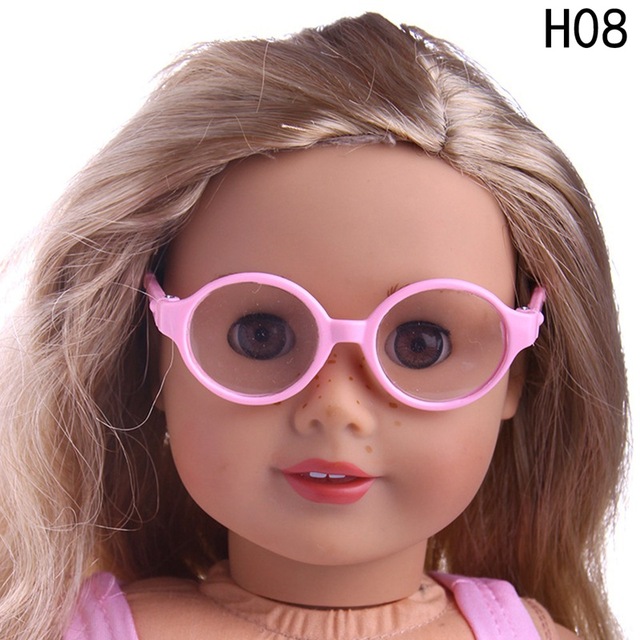 baby doll with glasses