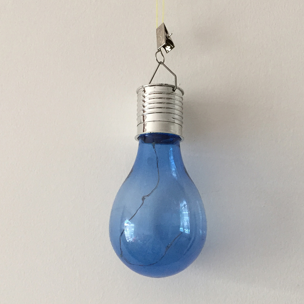 Led Solar Light Bulb Built-in 40mah Battery Outdoor Hanging Lanterns for Party
