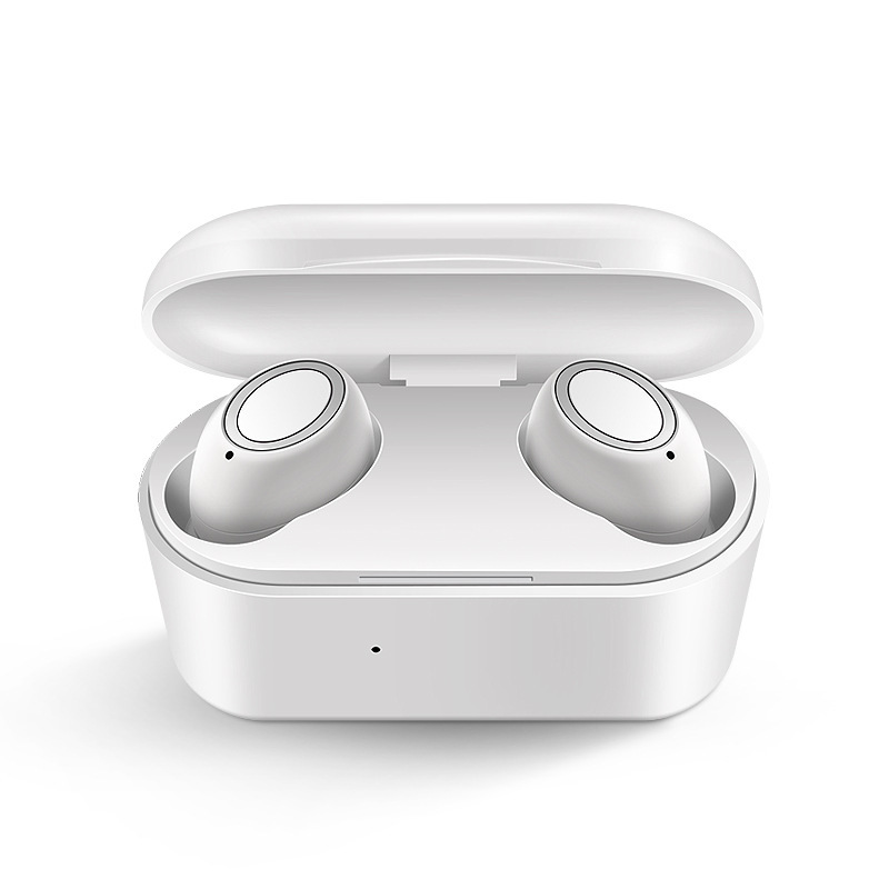 D015 TWS5.0 Wireless Headphone Bluetooth In-Ear Handsfree Headset Sport Earbuds white