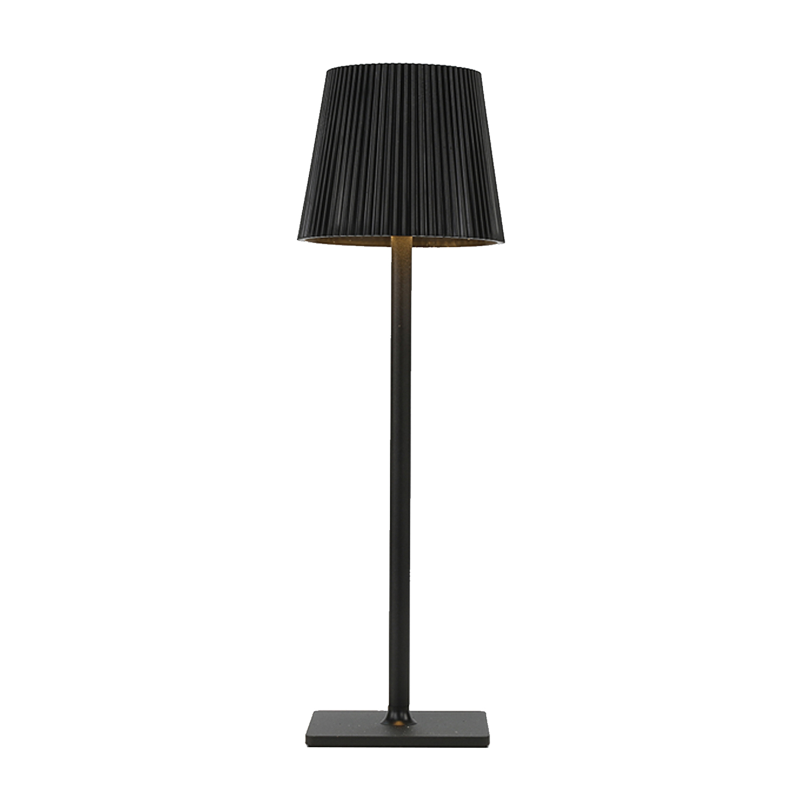 LED Cordless Table Lamp Rechargeable Desk Lamp 3-Level Brightness Touch Control Night Light For Bedroom Dining Room Black (2000mAh)