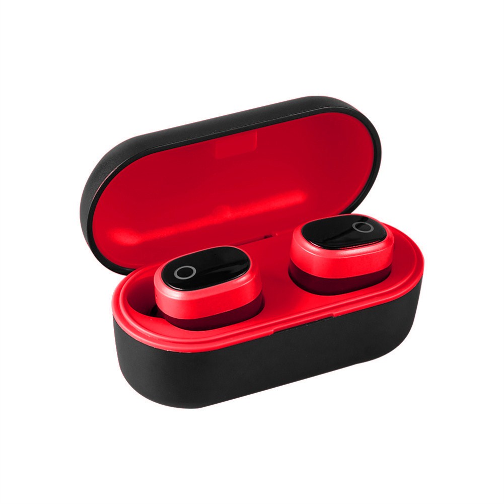 A9 Wireless Bluetooth 5.0 Earbuds TWS Binaural Stereo Earphones Headphones  red