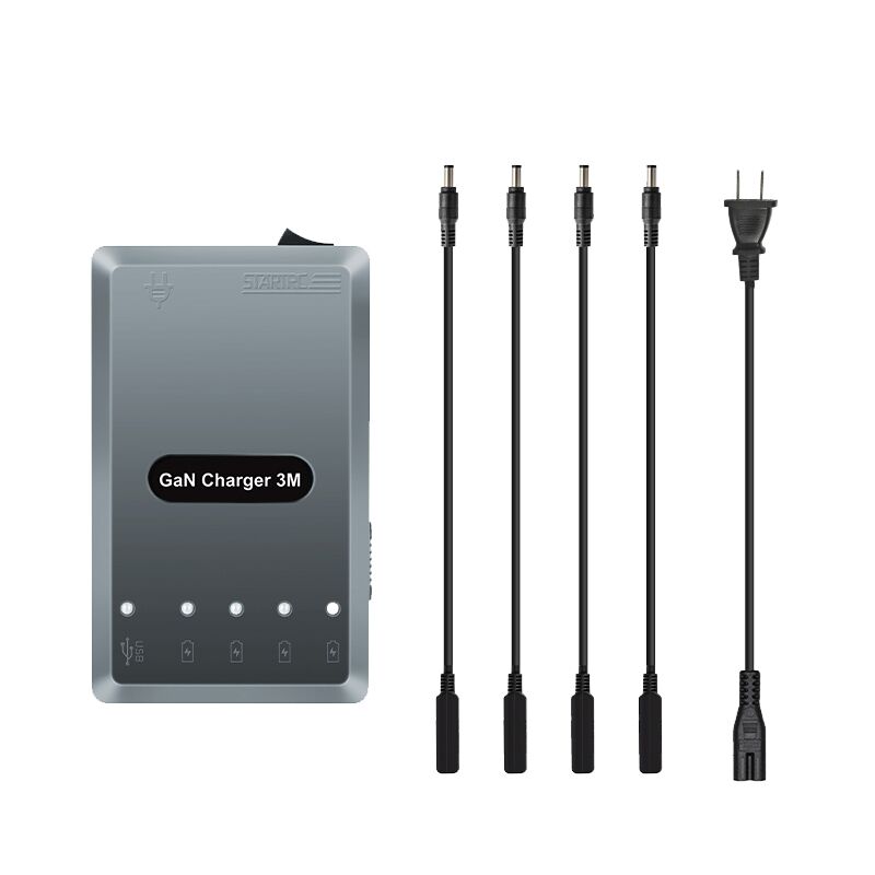 4-in-1 Battery Charger Gallium Nitride 120w Charging Adapter